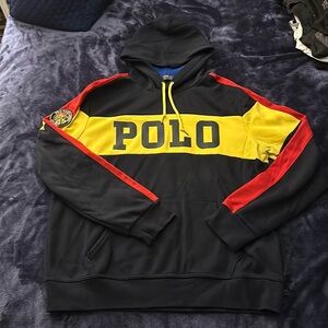 RARE Polo by Ralph Lauren multicolor sweatshirt with embroidered patch details!